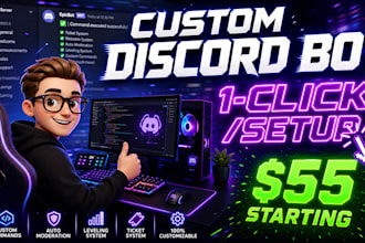 setup your professional discord server with channels roles and bots