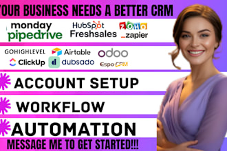 automate hubspot monday zoho pipedrive dubsado slack freshsales salesforce