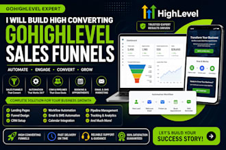 setup gohighlevel CRM funnels automation and workflows