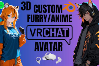 design and rig a high quality vrchat avatar