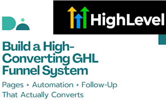 build a converting gohighlevel ghl sales funnel and ai automation