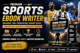 write sports ebook, SEO article, instructional manual, nba sport ghostwriter