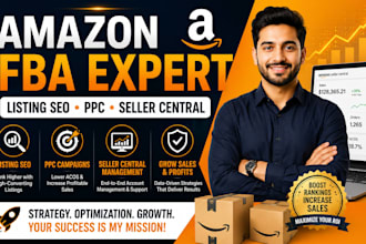 amazon fba product listing SEO PPC seller central management expert amazon fba