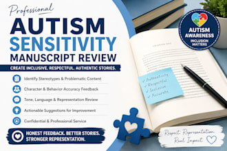 improve autism sensitivity reading for manuscript inclusive writing clarity