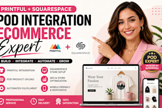 printful squarespace pod integration ecommerce expert service