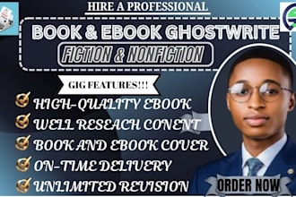 write professional ebook and ghostwrite bestselling books