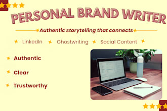 write personal branding posts and storytelling content