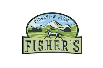 design unique foot hill farm and family farm logo