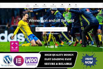 a responsive sports team website for basketball, football, cricket, hockey webs