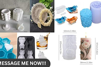 make high quality custom silicone mold for ice resin soap candle and chocolate