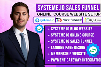 build systeme io blog website systeme io sales funnel systeme io online course