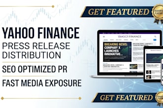do yahoo finance press release distribution and PR writing