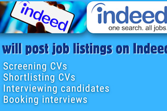 help post job listings to your indeed employer account