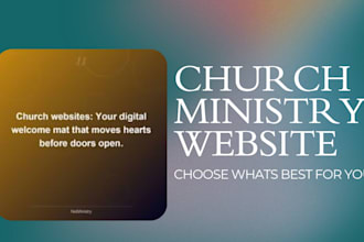 build a church donation website