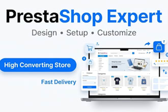 design, develop and customize your prestashop store