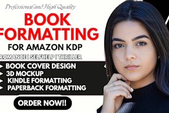format fiction book for amazon KDP paperback and kindle with pro interior layout