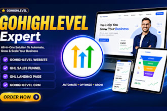 gohighlevel website design go highlevel landing page ghl funnel sales a2p