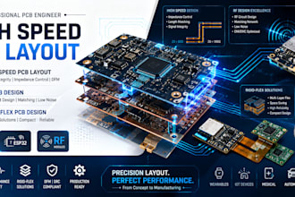 design high speed pcb layout, rf pcb design, rigid flex pcb expert engineer