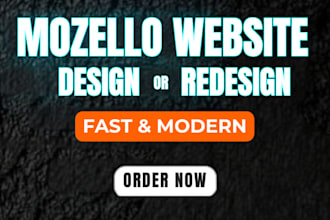 design a responsive modern mozello website redesign mozello website