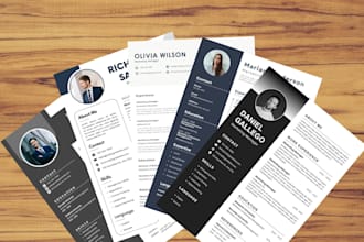 do professional resume design, resume editing, cv writting