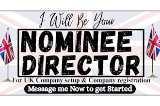 register your UK ltd company setup with UK nominee director