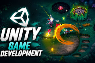 do custom 2d game development, game art design, unity platformer game developer