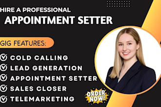 be appointment setter virtual assistant b2b cold caller appointment setting