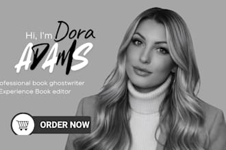be your ebook ghostwriter, book editor, ghost book writer non fiction writer