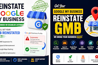 reinstate suspended google my business gmb listing fast