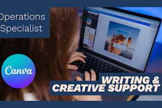 create canva brochures in french and english