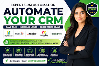 gohighlevel hubspot zapier integration monday crm and pipedrive automation