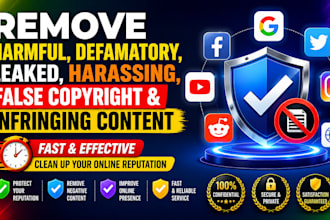 remove harmful defamatory leaked content and delete negative google links result