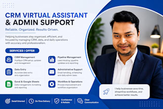 do hubspot CRM management and data entry