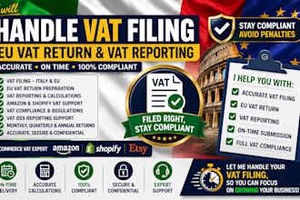 handle italy vat filing eu vat return and vat compliance