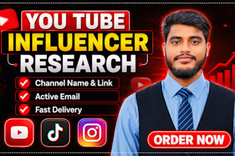 collect active youtuber email lists for brand promotion