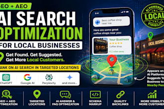 do GEO aeo for local business website rank on ai search in targeted locations