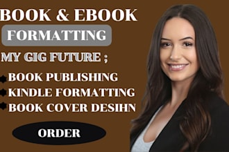 professionally format your book for KDP, lulu and ingramspark