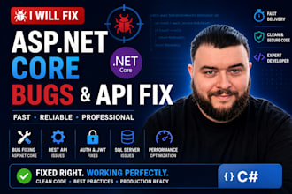 fix asp net core bugs and rest API issues