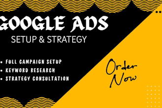 setup your google ads camapaign with expert strategy ppc campaign adwords expert