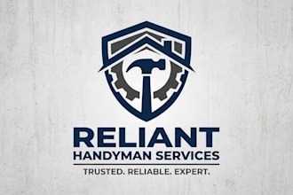 design a strong and professional handyman logo for your business