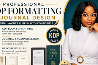 edit memoir, christian manuscript proofreading and journal formatting for KDP