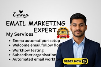 setup emma email list segmentation emma email automation emma email workflow