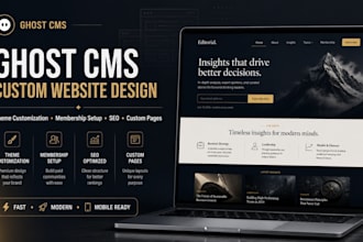 customize your ghost cms website, ghost blog website using ghost cms, ghost org