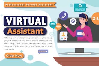 virtual assistant work professionally