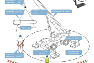 design modern and professional safety poster