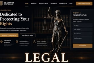 design squarespace legal firm website lawyer website accounting firm website