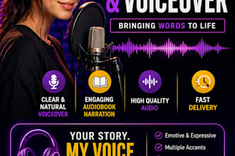 record american and british female voice over for audiobook acx audible
