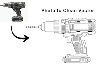 do high quality manual vector tracing