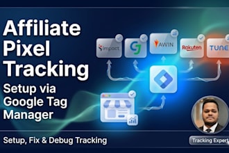 setup affiliate pixel tracking for impact, cj, awin, rakuten, tune with GTM