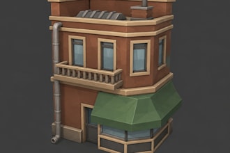3d modeling low poly